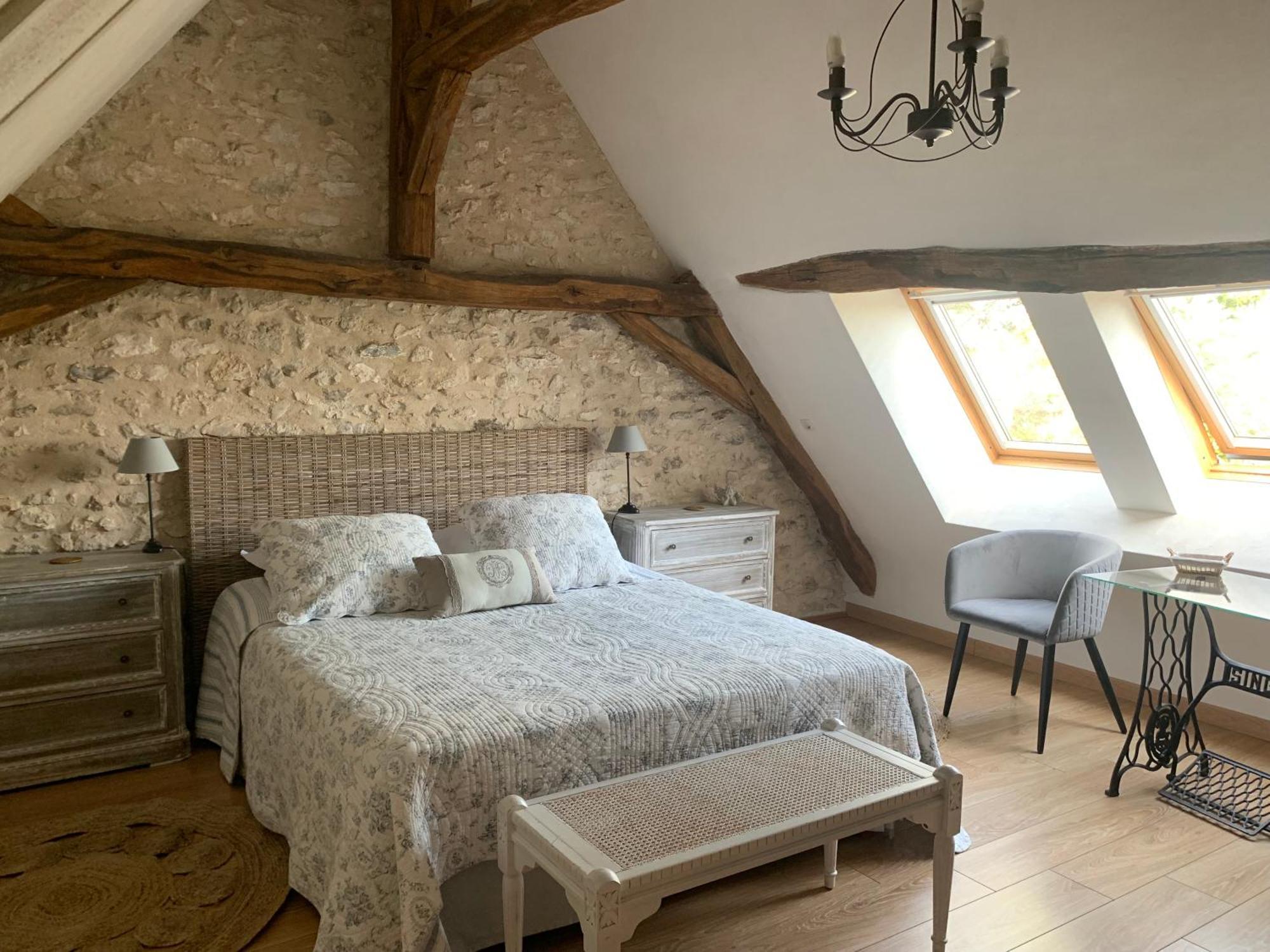 La Bihourderie Bed and Breakfast Azay-sur-Indre Εξωτερικό φωτογραφία